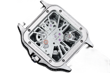 Load image into Gallery viewer, Santos Automatic 40mm Men's Watch Iced Out Bling Diamonds Stainless Steel Wrist Watches Blue Dial