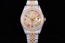 Load image into Gallery viewer, DinsFins Iced Out Diamond Watches DJ001