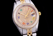 Load image into Gallery viewer, DinsFins Iced Out Diamond Watches DJ001