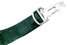 Load image into Gallery viewer, Santos Automatic 40mm Men's Watch Iced Out Bling Diamonds Stainless Steel Wrist Watches Blue Dial