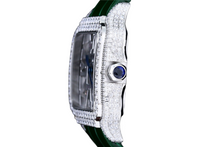Load image into Gallery viewer, Santos Automatic 40mm Men's Watch Iced Out Bling Diamonds Stainless Steel Wrist Watches Blue Dial