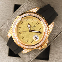 Load image into Gallery viewer, DinsFins Iced Out Watch for Men Automatic Bling-ed Out Stainless Steel Sapphire Glass Luxury Waterproof Mechanical Wrist Mens Watches Japanese Movement