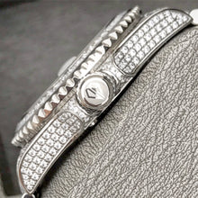 Load image into Gallery viewer, DinsFins Iced Out Watch for Men Automatic Bling-ed Out Stainless Steel Diamonds Sapphire Glass Luxury Waterproof Mechanical Wrist Mens Watches Japanese Movement