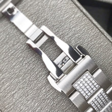 Load image into Gallery viewer, DinsFins Iced Out Watch for Men Automatic Bling-ed Out Yellow Gold Diamonds Sapphire Glass Luxury Waterproof Mechanical Wrist Mens Watches Japanese Movement