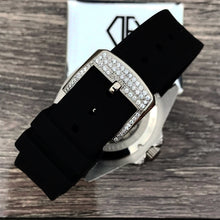 Load image into Gallery viewer, DinsFins Iced Out Watch for Men Automatic Bling-ed Out Stainless Steel Sapphire Glass Luxury Waterproof Mechanical Wrist Mens Watches Japanese Movement