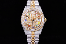 Load image into Gallery viewer, DinsFins Iced Out Diamond Watches DJ001
