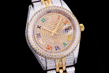 Load image into Gallery viewer, DinsFins Iced Out Diamond Watches DJ001
